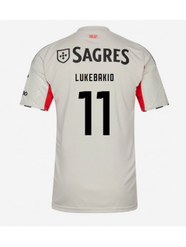 Benfica Dodi Lukebakio #11 Auswärtstrikot 2025-26 Kurzarm Benfica Dodi Lukebakio #11 Auswärtstrikot 2025-26 Kurzarm